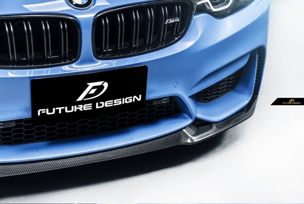 FUTURE DESIGN - BMW M3 F80 / M4 F82 F83 CARBON FIBRE FRONT LIP CS STYLE