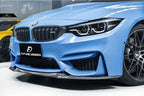 FUTURE DESIGN - BMW M3 F80 / M4 F82 F83 CARBON FIBRE FRONT LIP CS STYLE