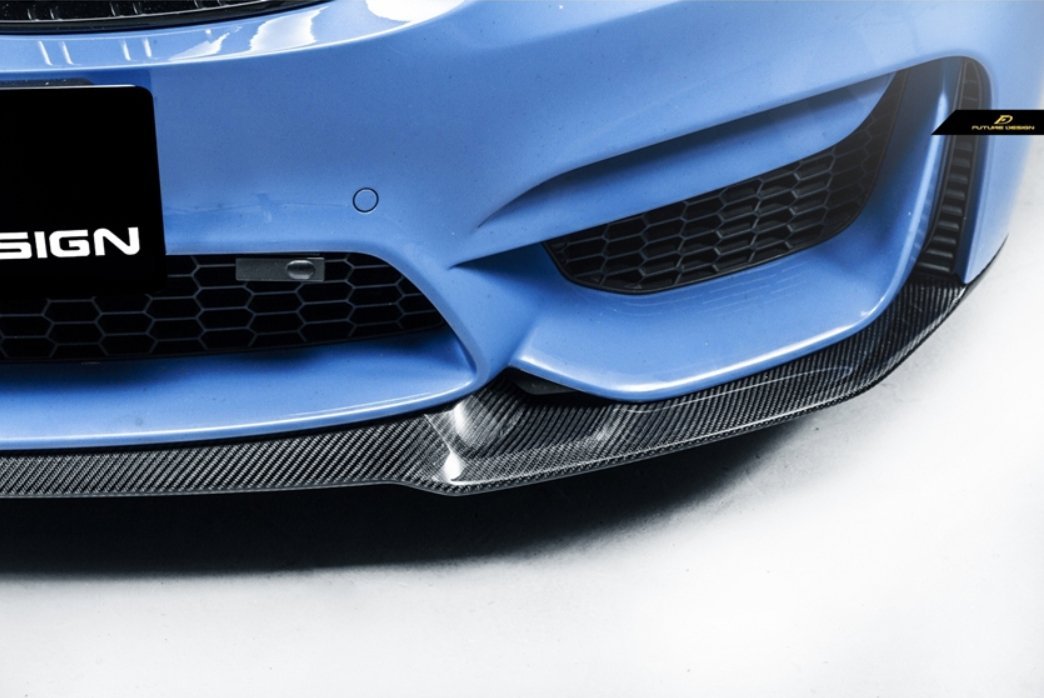 FUTURE DESIGN - BMW M3 F80 / M4 F82 F83 CARBON FIBRE FRONT LIP CS STYLE