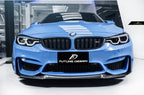 FUTURE DESIGN - BMW M3 F80 / M4 F82 F83 CARBON FIBRE FRONT LIP CS STYLE