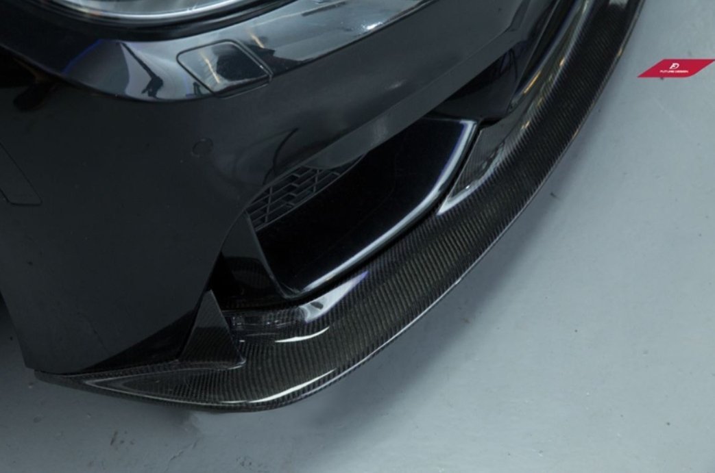 FUTURE DESIGN - BMW M3 F80 / M4 F82 F83 CARBON FIBRE FRONT LIP E STYLE