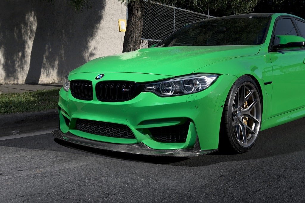 FUTURE DESIGN - BMW M3 F80 / M4 F82 F83 CARBON FIBRE FRONT LIP E STYLE