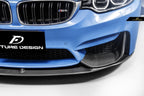 FUTURE DESIGN - BMW M3 F80 / M4 F82 F83 CARBON FIBRE FRONT LIP MP STYLE