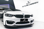 FUTURE DESIGN - BMW M3 F80 / M4 F82 F83 CARBON FIBRE FRONT LIP PSM STYLE