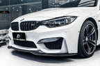 FUTURE DESIGN - BMW M3 F80 / M4 F82 F83 CARBON FIBRE FRONT LIP PSM STYLE