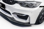 FUTURE DESIGN - BMW M3 F80 / M4 F82 F83 CARBON FIBRE FRONT LIP PSM STYLE