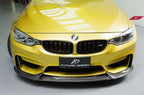 FUTURE DESIGN - BMW M3 F80 / M4 F82 F83 CARBON FIBRE FRONT LIP VRS STYLE