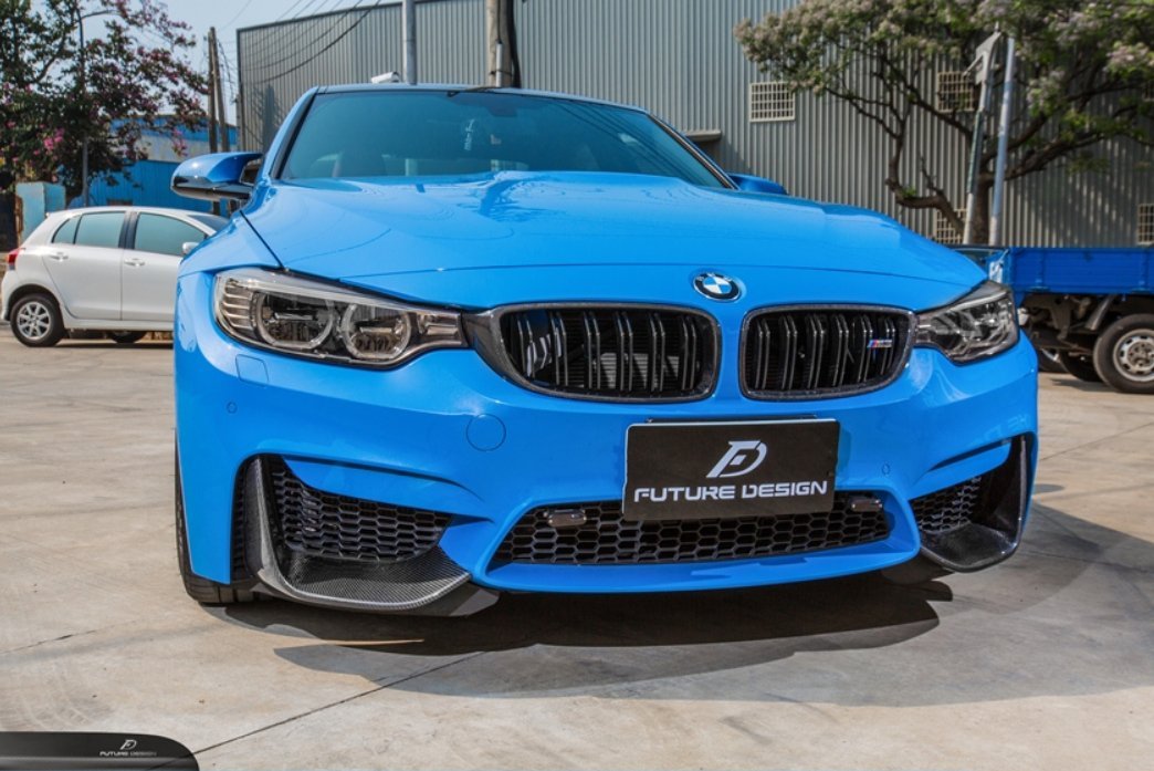 FUTURE DESIGN - BMW M3 F80 / M4 F82 F83 CARBON FIBRE FRONT LOWER VENT COVER&nbsp;