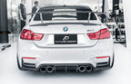 FUTURE DESIGN - BMW M3 F80 / M4 F82 F83 CARBON FIBRE REAR BUMPER TRIM