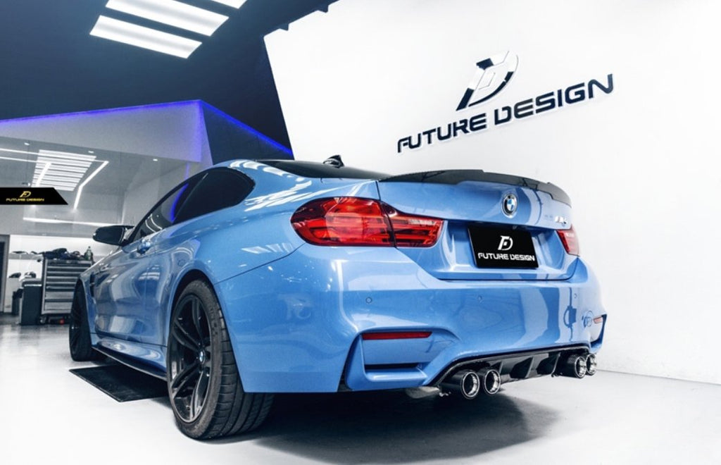 FUTURE DESIGN - BMW M3 F80 / M4 F82 F83 CARBON FIBRE REAR DIFFUSER