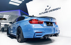 FUTURE DESIGN - BMW M3 F80 / M4 F82 F83 CARBON FIBRE REAR DIFFUSER