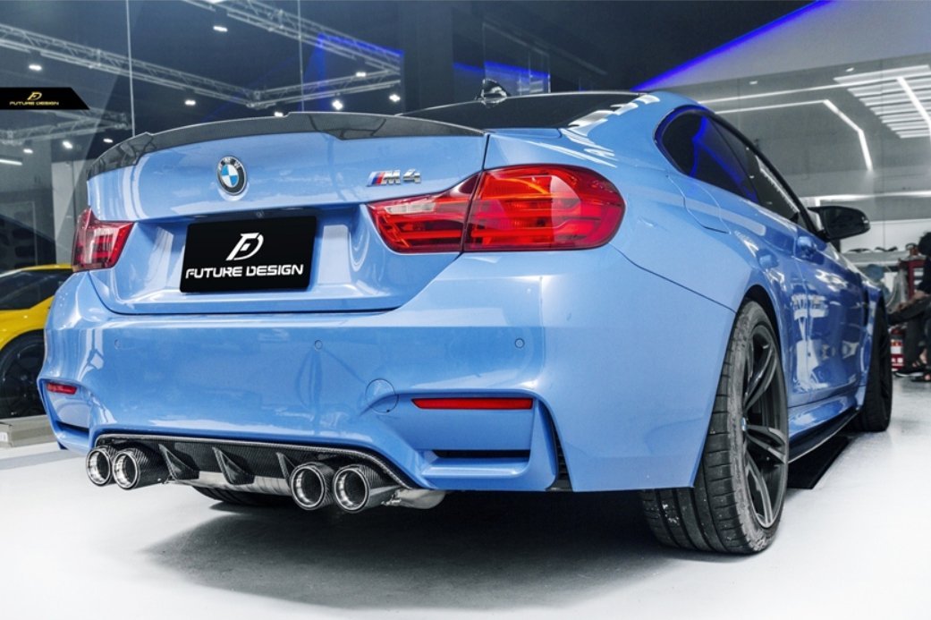 FUTURE DESIGN - BMW M3 F80 / M4 F82 F83 CARBON FIBRE REAR DIFFUSER