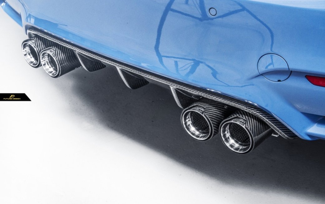 FUTURE DESIGN - BMW M3 F80 / M4 F82 F83 CARBON FIBRE REAR DIFFUSER