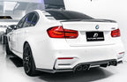 FUTURE DESIGN - BMW M3 F80 / M4 F82 F83 CARBON FIBRE REAR DIFFUSER EXO STYLE
