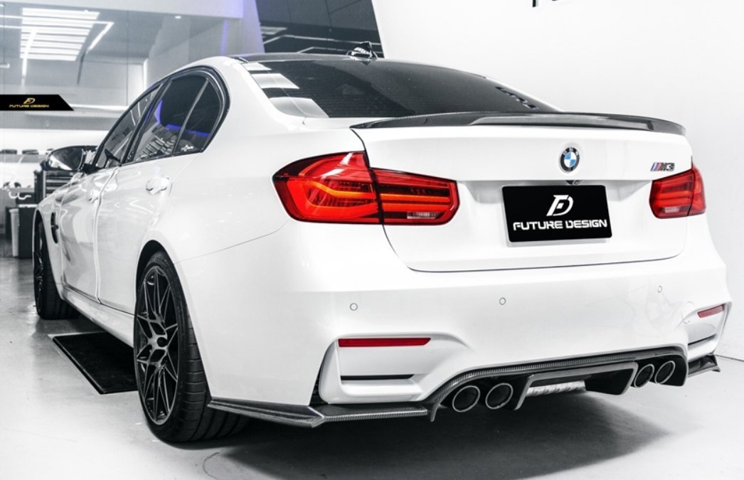 FUTURE DESIGN - BMW M3 F80 / M4 F82 F83 CARBON FIBRE REAR DIFFUSER EXO STYLE