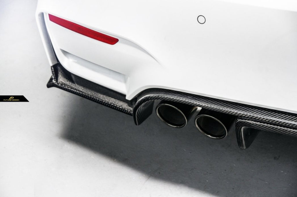 FUTURE DESIGN - BMW M3 F80 / M4 F82 F83 CARBON FIBRE REAR DIFFUSER EXO STYLE