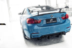 FUTURE DESIGN - BMW M3 F80 / M4 F82 F83 CARBON FIBRE REAR DIFFUSER PSM STYLE