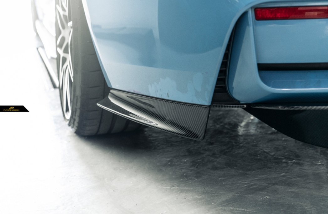 FUTURE DESIGN - BMW M3 F80 / M4 F82 F83 CARBON FIBRE REAR DIFFUSER PSM STYLE