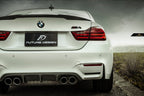 FUTURE DESIGN - BMW M3 F80 / M4 F82 F83 CARBON FIBRE REAR DIFFUSER RKP STYLE