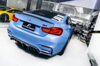 FUTURE DESIGN - BMW M3 F80 / M4 F82 F83 CARBON FIBRE REAR DIFFUSER V STYLE