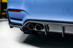 FUTURE DESIGN - BMW M3 F80 / M4 F82 F83 CARBON FIBRE REAR DIFFUSER V STYLE