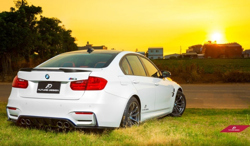 FUTURE DESIGN - BMW M3 F80 / M4 F82 F83 CARBON FIBRE REAR DIFFUSER V1