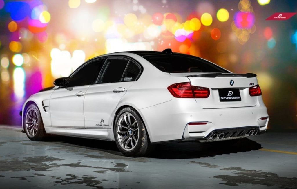 FUTURE DESIGN - BMW M3 F80 / M4 F82 F83 CARBON FIBRE REAR DIFFUSER V1