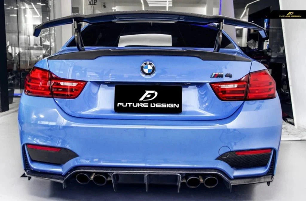 FUTURE DESIGN - BMW M3 F80 / M4 F82 F83 CARBON FIBRE REAR SPOILER WING DTM STYLE