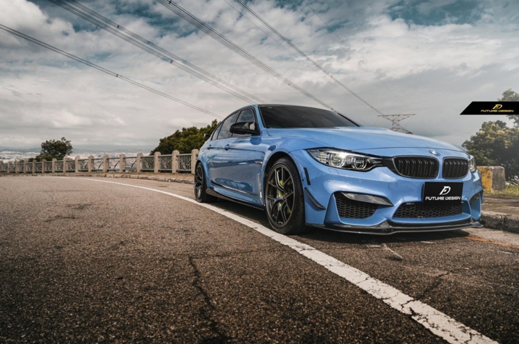 FUTURE DESIGN - BMW M3 F80 / M4 F82 F83 CARBON FIBRE SIDE SKIRTS GT STYLE
