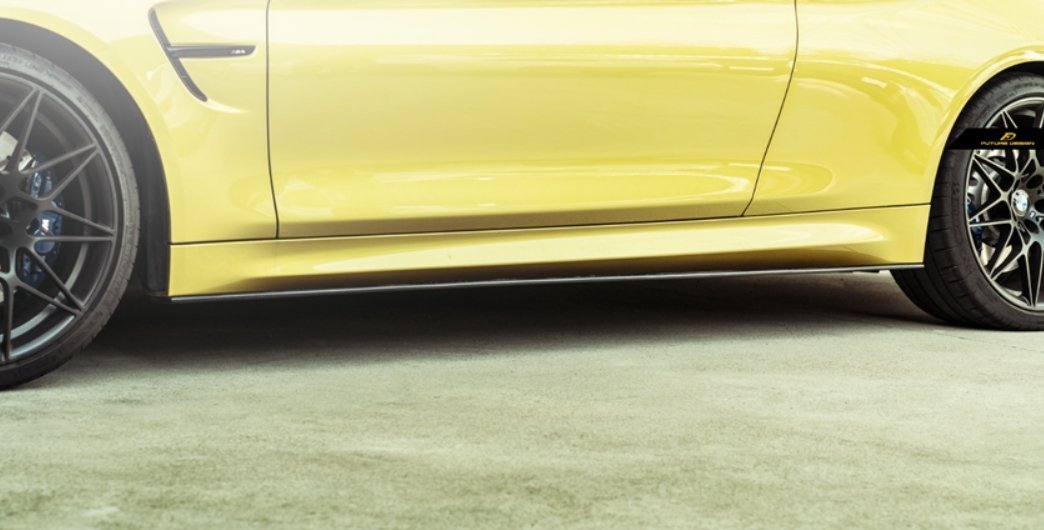 FUTURE DESIGN - BMW M3 F80 / M4 F82 F83 CARBON FIBRE SIDE SKIRTS MP STYLE