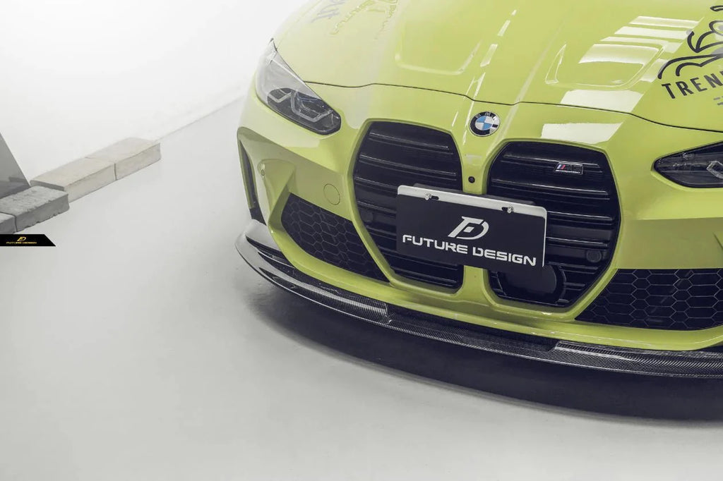 FUTURE DESIGN -  BMW M3 G80 / G81 & BMW M4 G82 / G83 2021+ V1 CARBON FIBRE FRONT LIP