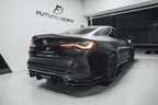 FUTURE DESIGN -  BMW M3 G80 / G81 & BMW M4 G82 / G83 2021+ V2 CARBON FIBRE REAR DIFFUSER