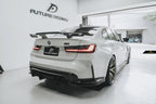 FUTURE DESIGN -  BMW M3 G80 / G81 & BMW M4 G82 / G83 2021+ V2 CARBON FIBRE REAR DIFFUSER