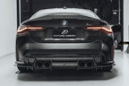 FUTURE DESIGN -  BMW M3 G80 / G81 & BMW M4 G82 / G83 2021+ V2 CARBON FIBRE REAR DIFFUSER