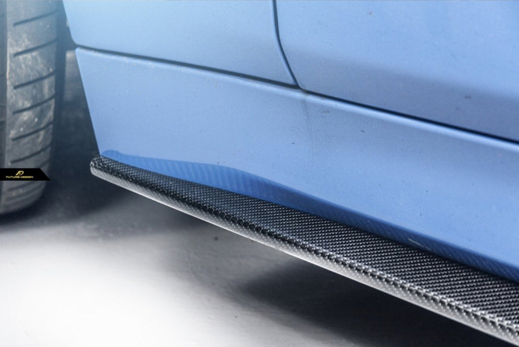 FUTURE DESIGN - BMW M4 F82 F83 CARBON FIBRE SIDE SKIRTS 3D STYLE