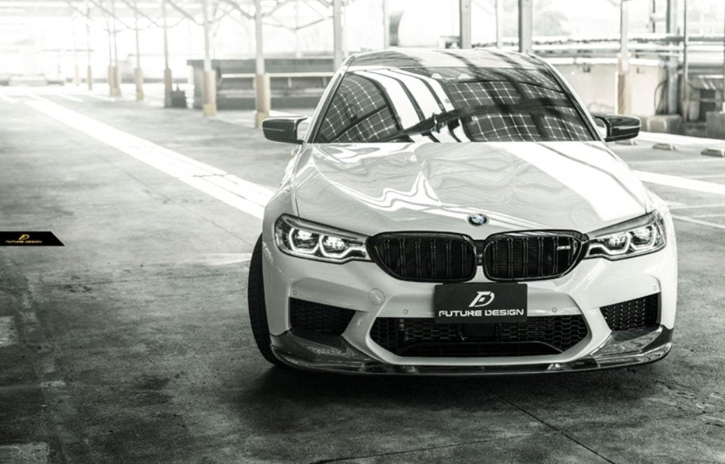 FUTURE DESIGN - BMW M5 F90 2017-20 CARBON FIBRE FRONT LIP 3D STYLE