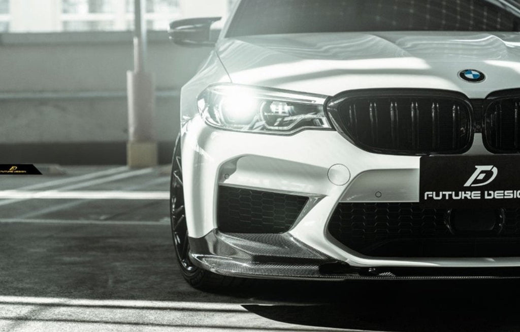 FUTURE DESIGN - BMW M5 F90 2017-20 CARBON FIBRE FRONT LIP 3D STYLE