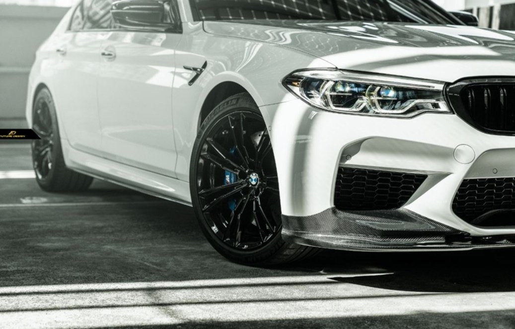 FUTURE DESIGN - BMW M5 F90 2017-20 CARBON FIBRE FRONT LIP 3D STYLE