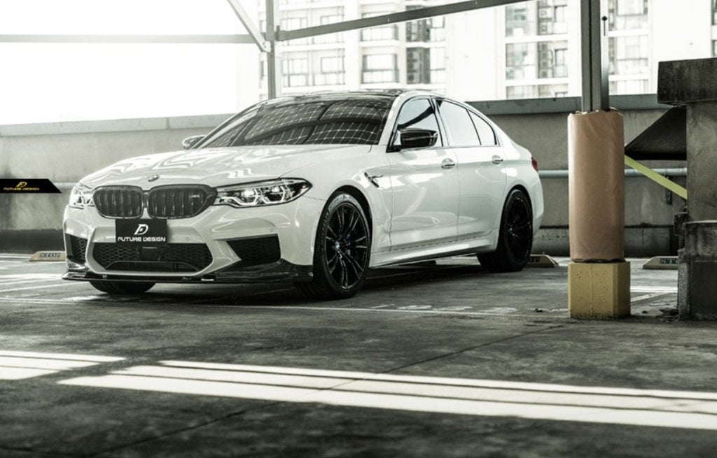 FUTURE DESIGN - BMW M5 F90 2017-20 CARBON FIBRE FRONT LIP 3D STYLE