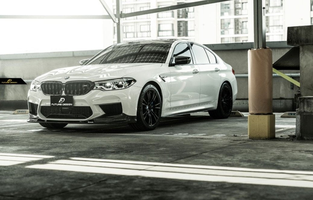 FUTURE DESIGN - BMW M5 F90 2017-20 CARBON FIBRE FRONT LIP 3D STYLE