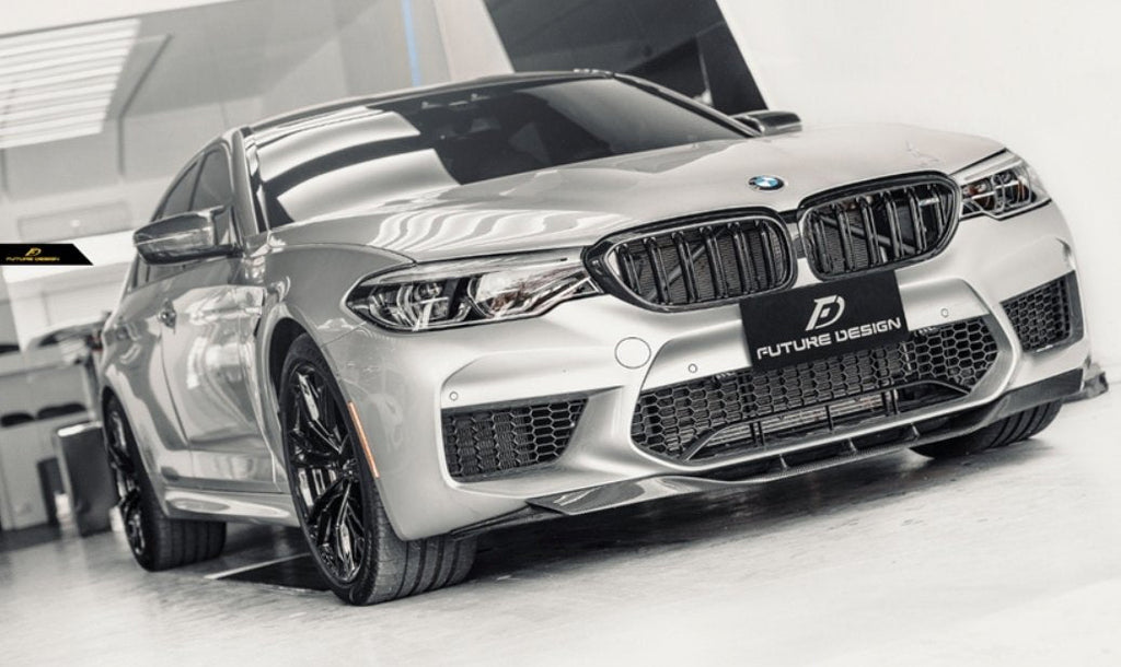 FUTURE DESIGN - BMW M5 F90 2017-20 CARBON FIBRE FRONT LIP RKP STYLE