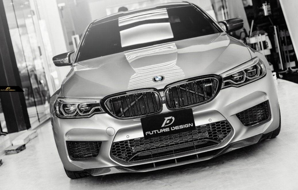 FUTURE DESIGN - BMW M5 F90 2017-20 CARBON FIBRE FRONT LIP RKP STYLE