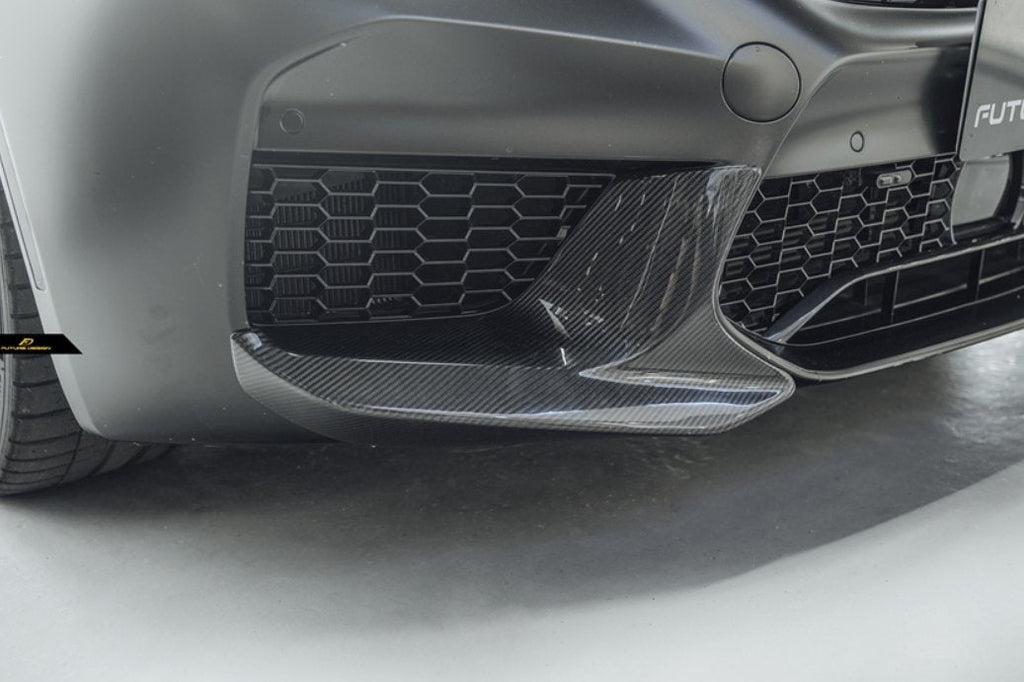 FUTURE DESIGN - BMW M5 F90 2017-20 CARBON FIBRE FRONT SPLITTERS