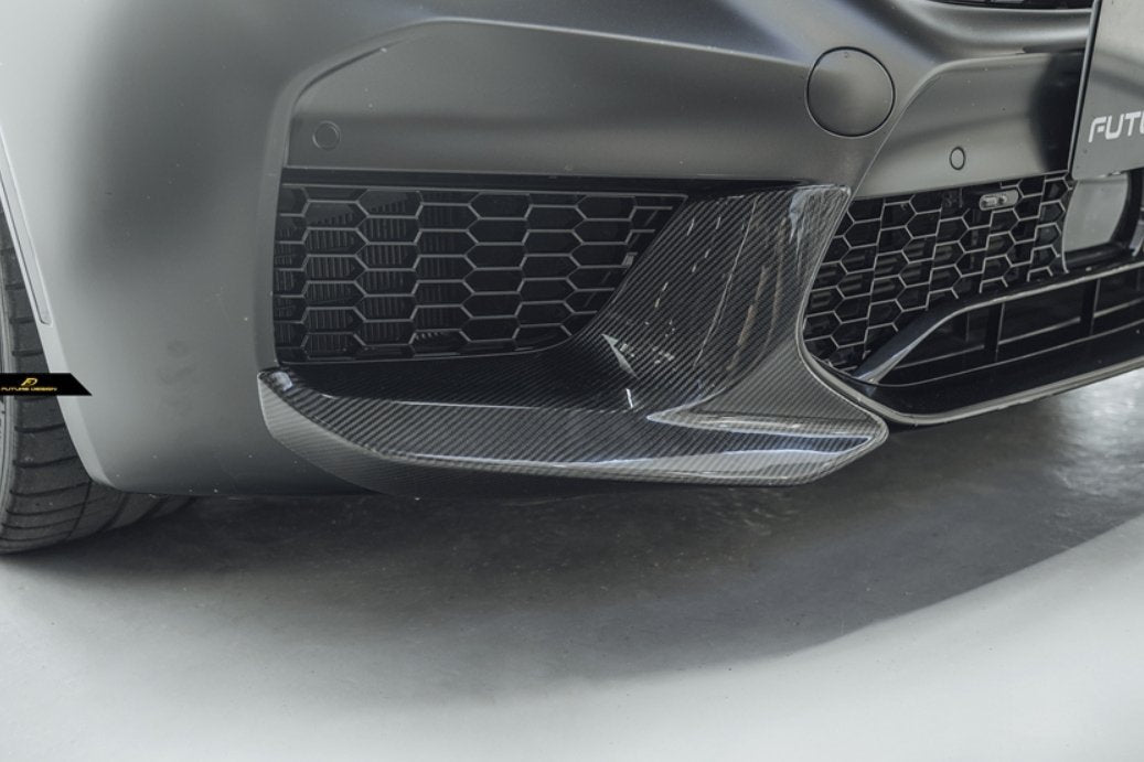 FUTURE DESIGN - BMW M5 F90 2017-20 CARBON FIBRE FRONT SPLITTERS