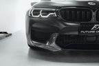 FUTURE DESIGN - BMW M5 F90 2017-20 CARBON FIBRE FRONT SPLITTERS