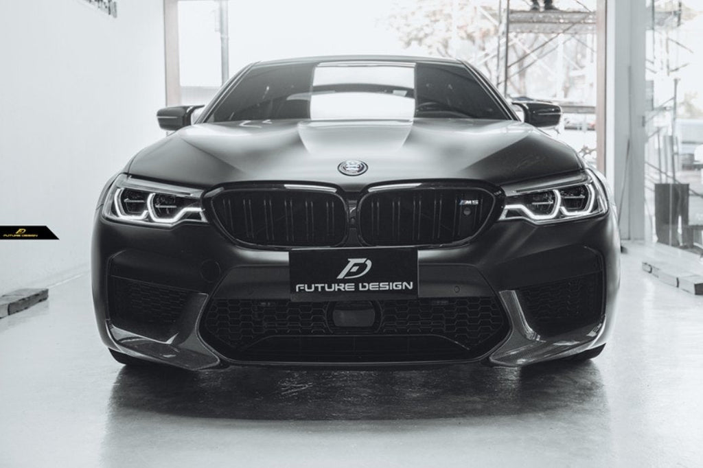 FUTURE DESIGN - BMW M5 F90 2017-20 CARBON FIBRE FRONT SPLITTERS