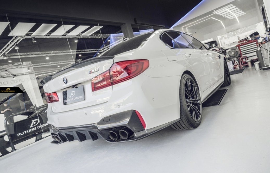 FUTURE DESIGN - BMW M5 F90 2017-20 CARBON FIBRE REAR DIFFUSER
