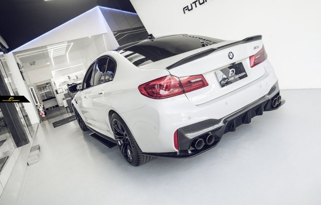 FUTURE DESIGN - BMW M5 F90 2017-20 CARBON FIBRE REAR DIFFUSER