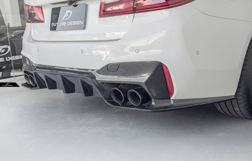 FUTURE DESIGN - BMW M5 F90 2017-20 CARBON FIBRE REAR DIFFUSER