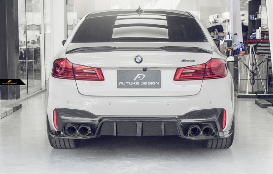 FUTURE DESIGN - BMW M5 F90 2017-20 CARBON FIBRE REAR DIFFUSER